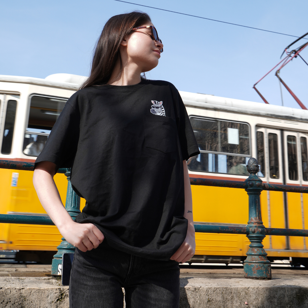 Bemutatós zebra póló